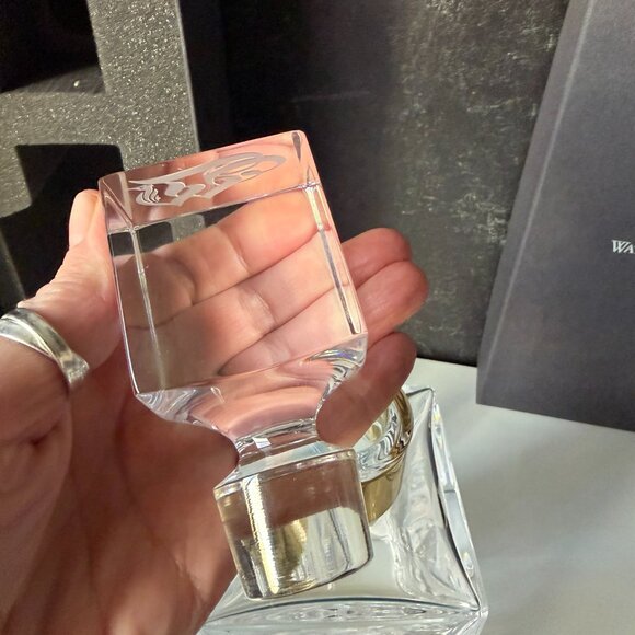 Waterford Lismore Revolution Crystal Square Decanter 25.3oz with Original Box - Picture 15 of 16
